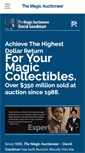 Mobile Screenshot of magicauctioneer.com